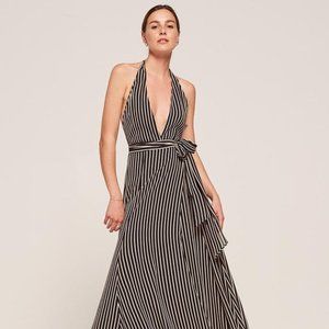 NWT Reformation Waltz Striped Dress